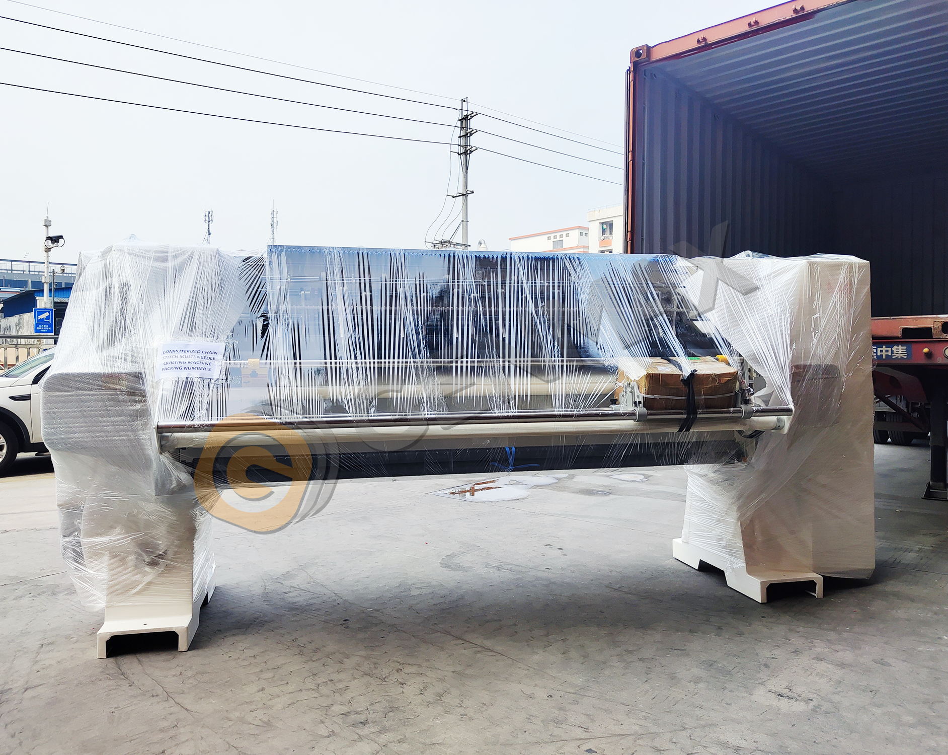 3Multifunction Flanging Machine&Computerized Chain Stitch Multi-needle Quilting Machine