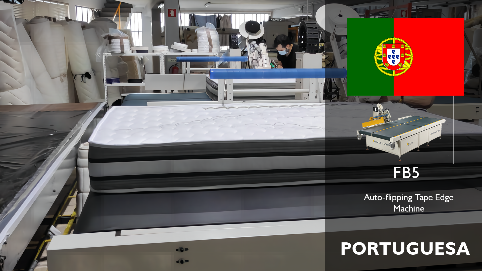 GENMAX- automatic tape edge machine voice from Portugal customers