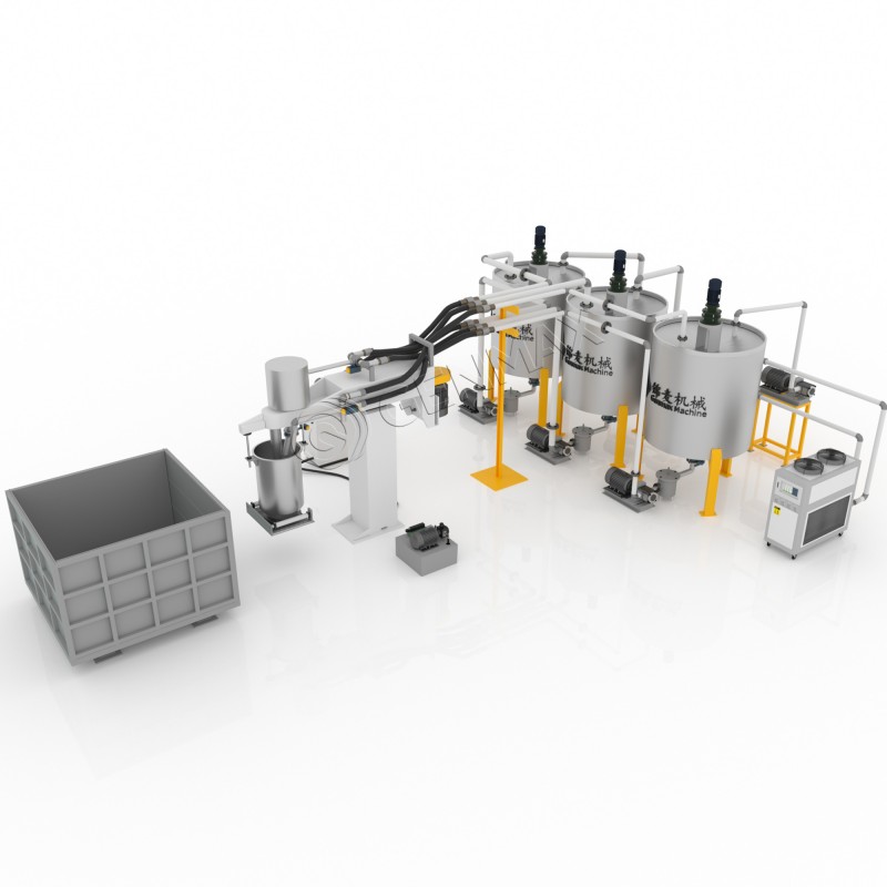 Automatic Sponge Foam Making Machine / Batch Foaming Machine for Mattress For Sale