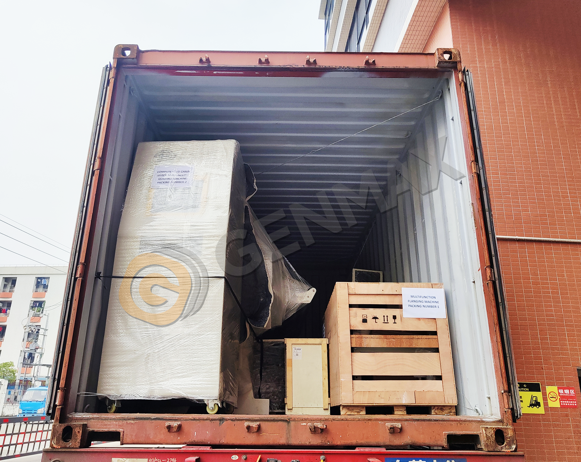 2Multifunction Flanging Machine&Computerized Chain Stitch Multi-needle Quilting Machine