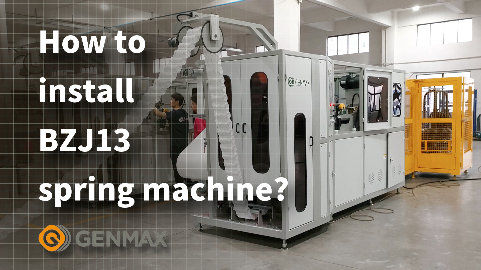 How to install bzj13 spring machine?